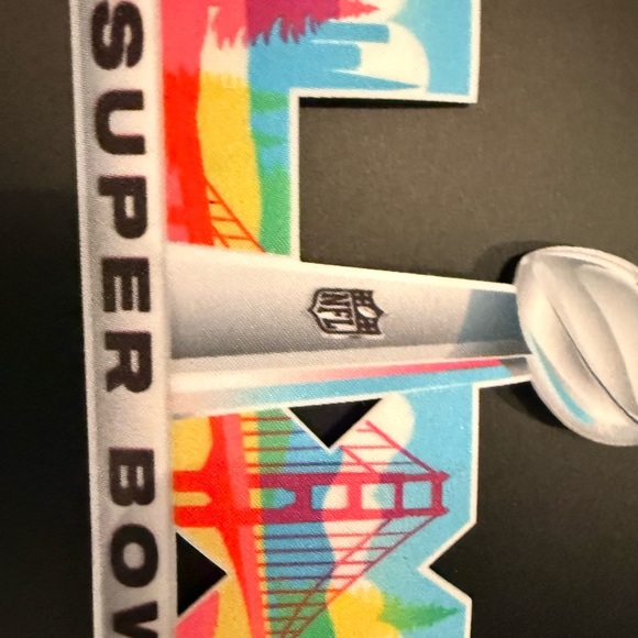 Super Bowl LX Printed Patch Seahawks/patriots San Francisco 2/8/2026 - Picture 5 of 6